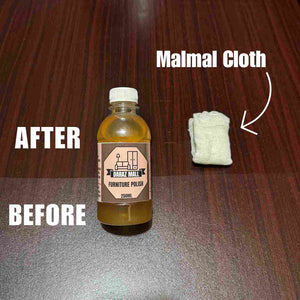 FURNITURE POLISH KIT - FREE MALMAL CLOTH!