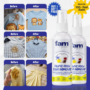 Famtheory Instant Fabric Food Stain Remover 100ML - BYE BYE TOUGH FOOD STAINS ✨