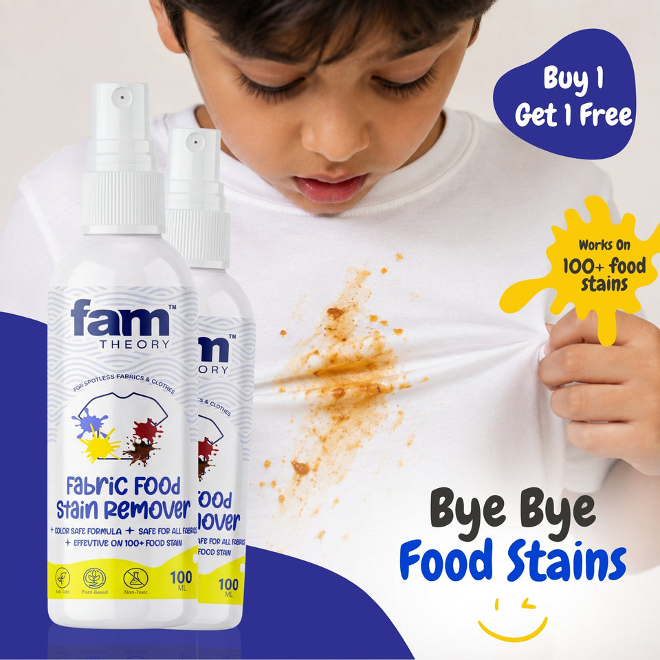 Famtheory Instant Fabric Food Stain Remover 100ML - BYE BYE TOUGH FOOD STAINS ✨