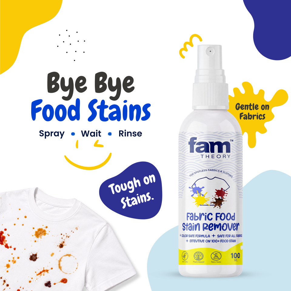 Famtheory Instant Fabric Food Stain Remover 100ML - BYE BYE TOUGH FOOD STAINS ✨