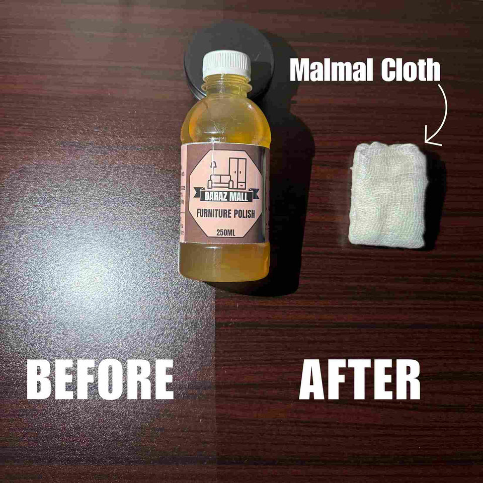 FURNITURE POLISH KIT - FREE MALMAL CLOTH!