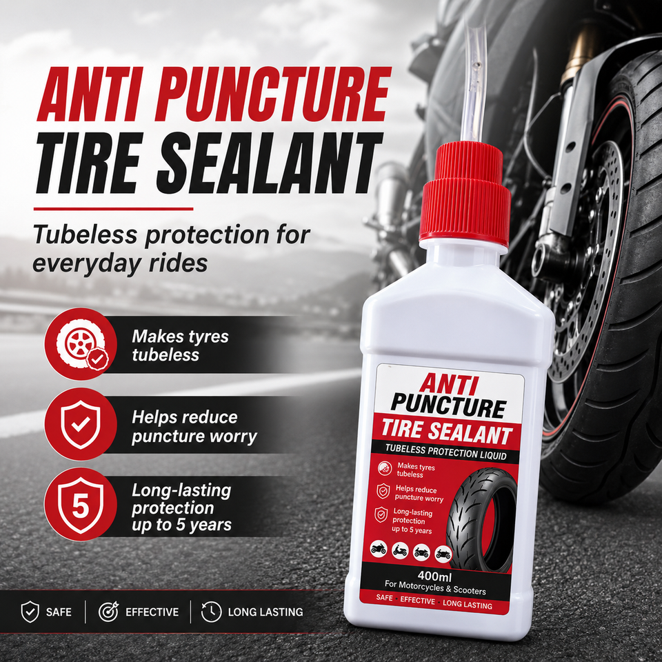 Anti Puncture Tyres Sealant - Make Your Tyres Tubeless🔥