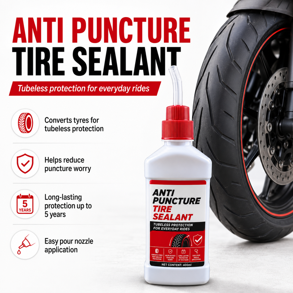 Anti Puncture Tyres Sealant - Make Your Tyres Tubeless🔥
