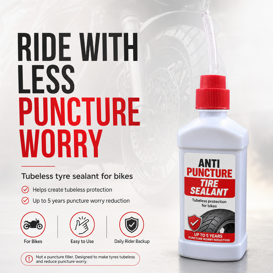 Anti Puncture Tyres Sealant - Make Your Tyres Tubeless🔥