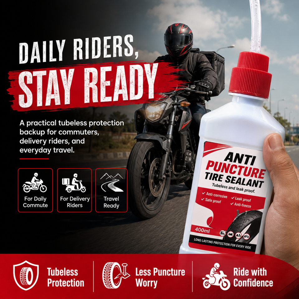 Anti Puncture Tyres Sealant - Make Your Tyres Tubeless🔥