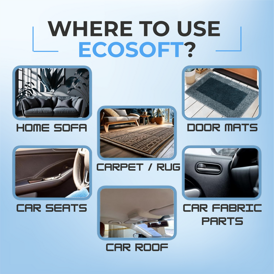 Ecosoft Fabric Cleaner | Tough on Stains, Safe on Fabric
