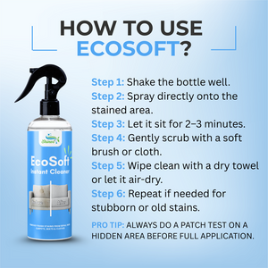 Ecosoft Fabric Cleaner | Tough on Stains, Safe on Fabric
