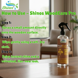 Shinos WoodCare Pro | India's No. 1 Natural Furniture Shine & Protection Spray