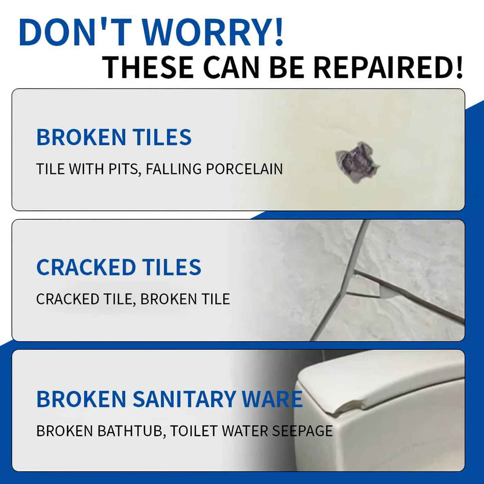 CERAMIC REPAIR PASTE - BEST FOR TILES AND MARBLE💫